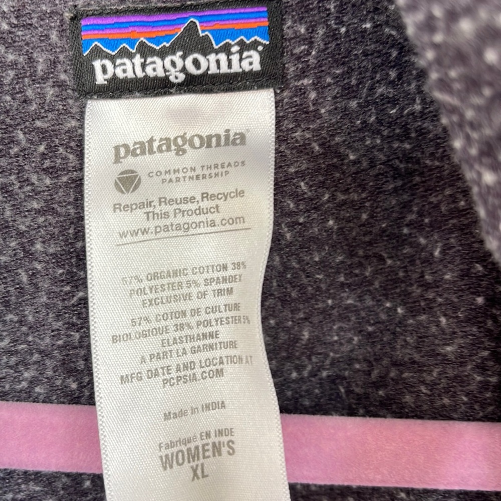 Patagonia open sweatshirt size XL